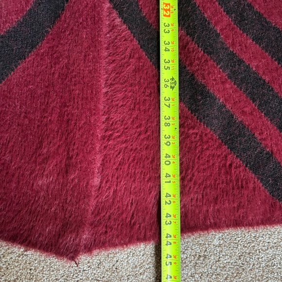 Long, fuzzy Curations open front cardigan, duster. 1X - Picture 10 of 10